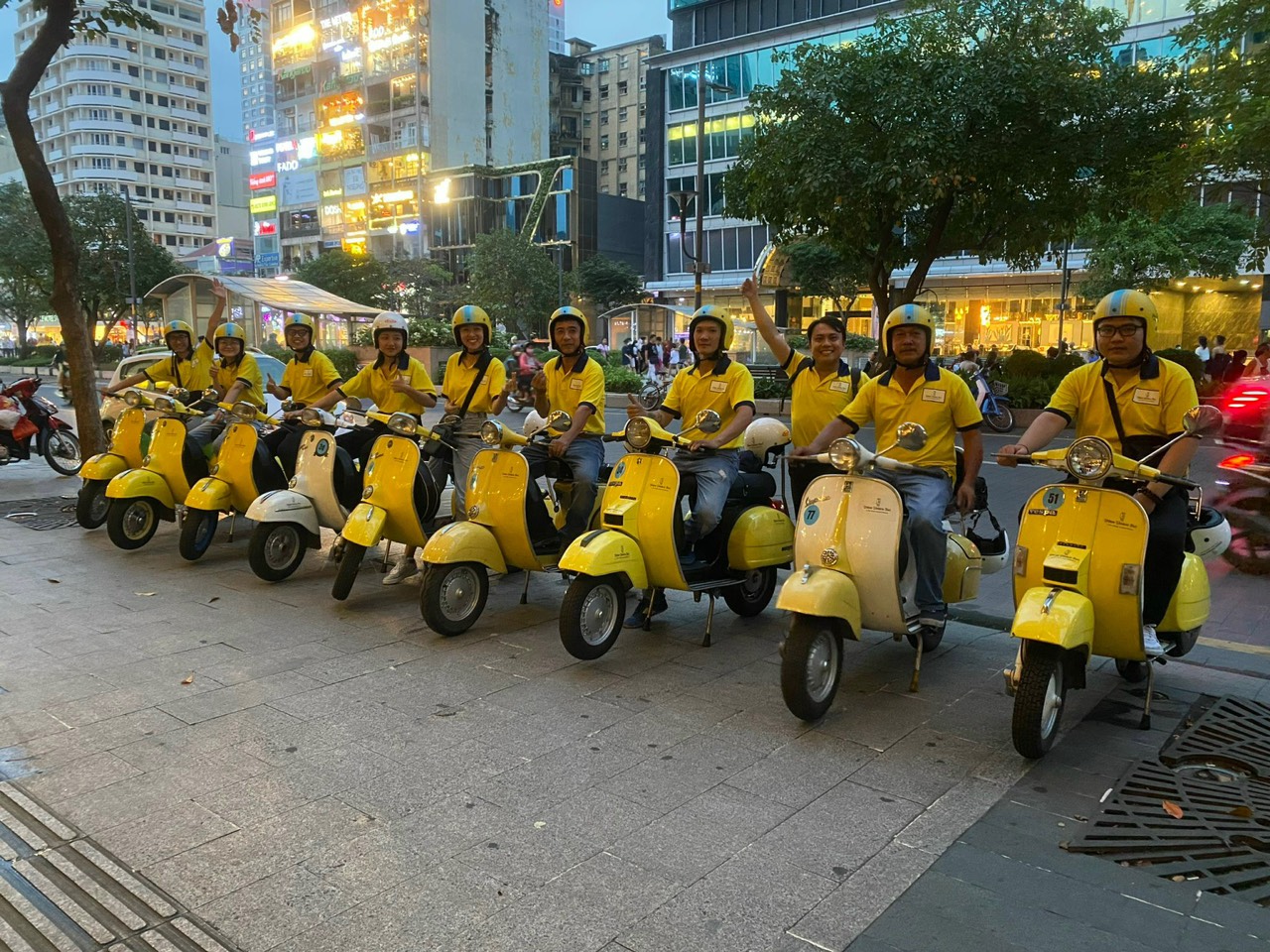 Vespa Saigon Night Life